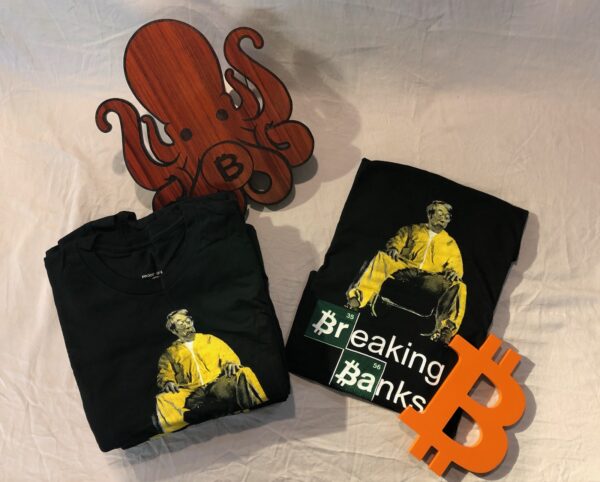 a Breaking Banks shirt fully charged of style