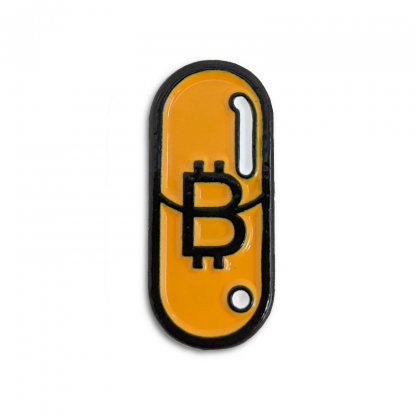 Orange Pill Pin