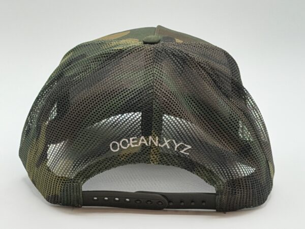 OCEAN Puff Camo Trucker Cap - Image 2