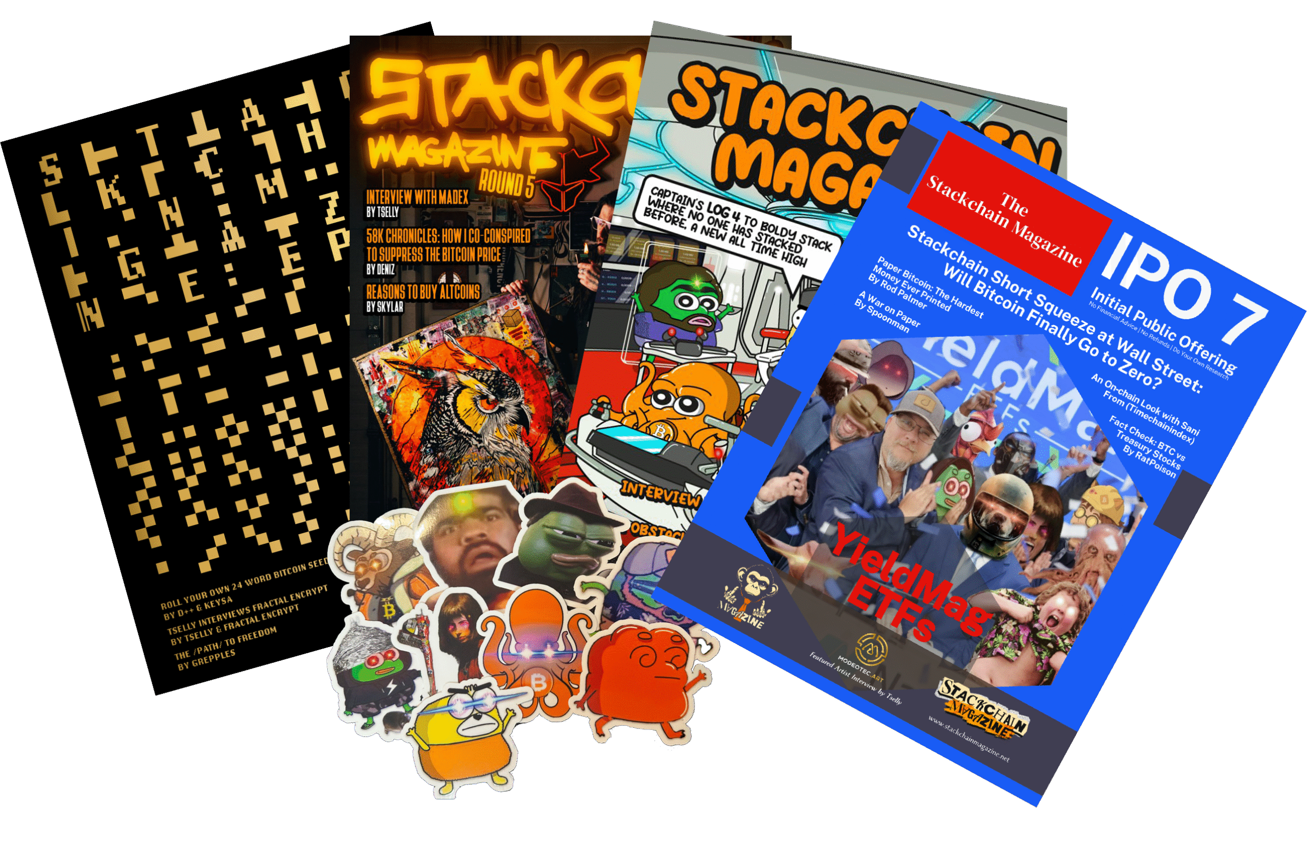 Stackchain Magazine 4 - Pack!!