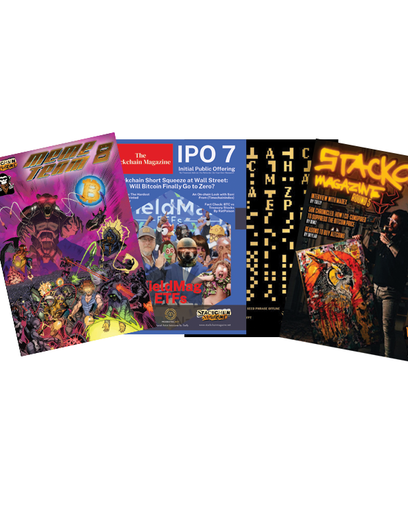 Stackchain Magazine 4 - Pack!! MOTHERS DAY SALE!!!