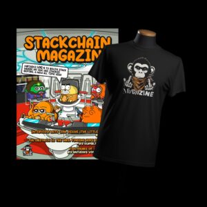 Stackchain Magazine Log 4 & Beef the Monki T Combo