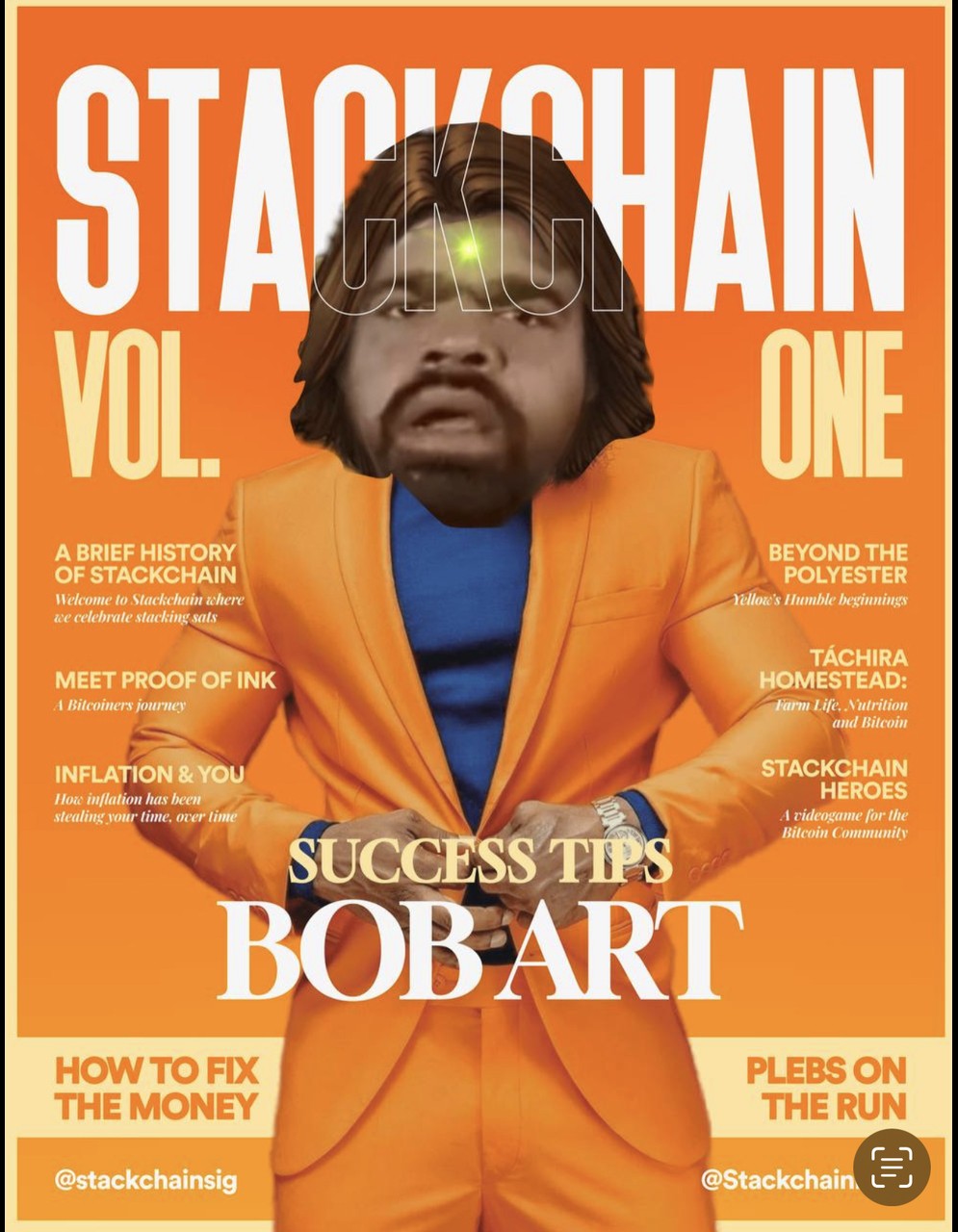 COVER ONLY! Stackchain Magazine VOL. One Giclée Cover Print (Matted)