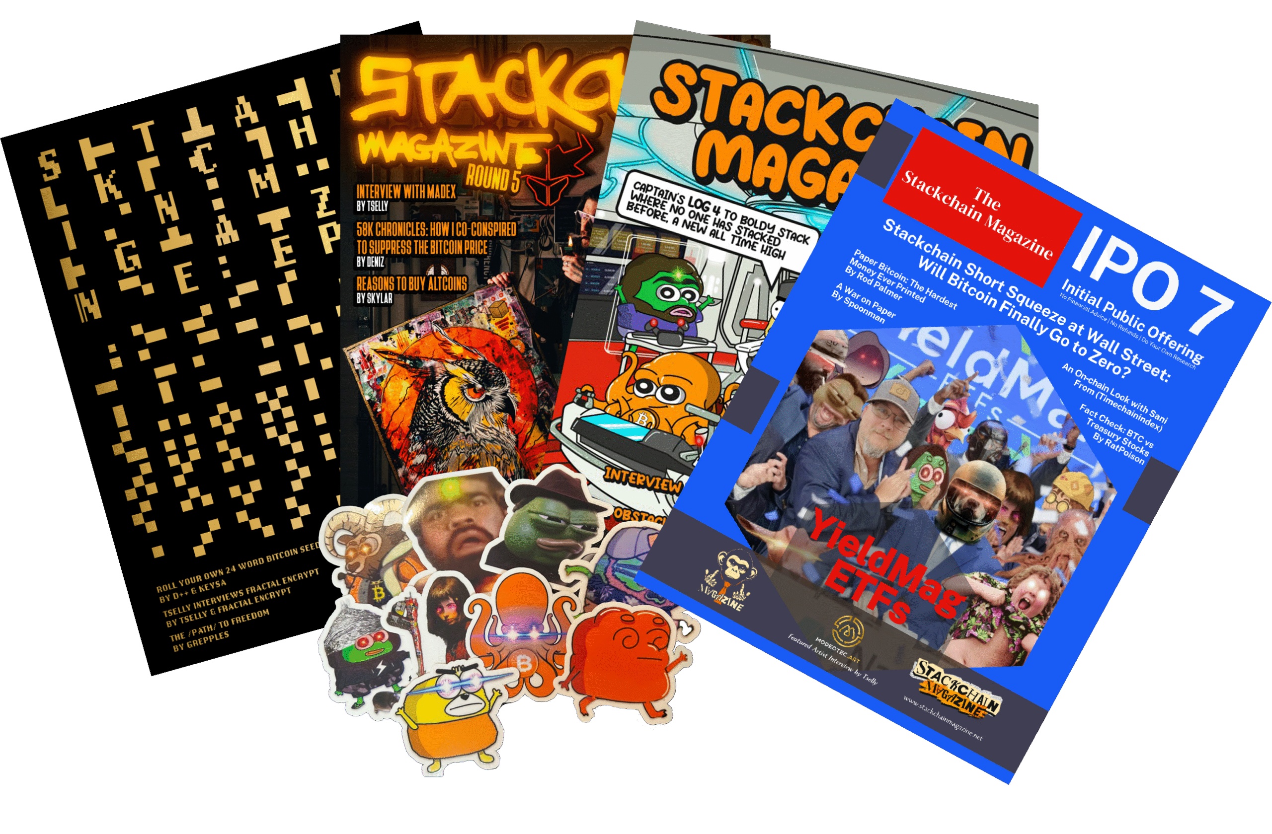 Stackchain Magazine 4 - Pack!!