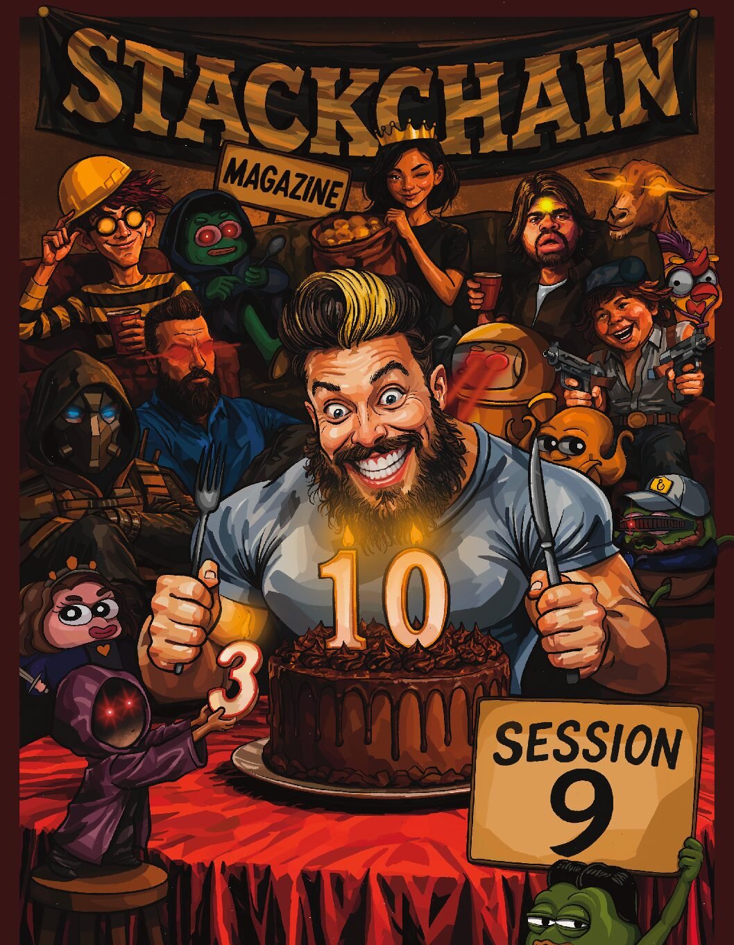 Stackchain Magazine Session 9 Collectors hardcover edition (pre-order)